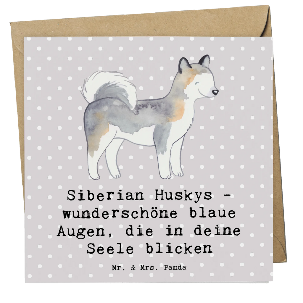 Deluxe Karte Siberian Husky Augenzauber Karte, Grußkarte, Klappkarte, Einladungskarte, Glückwunschkarte, Hochzeitskarte, Geburtstagskarte, Hochwertige Grußkarte, Hochwertige Klappkarte, Hund, Hunderasse, Rassehund, Hundebesitzer, Geschenk, Tierfreund, Schenken, Welpe