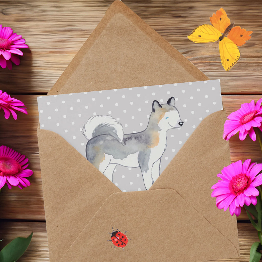 Deluxe Karte Siberian Husky Augenzauber Karte, Grußkarte, Klappkarte, Einladungskarte, Glückwunschkarte, Hochzeitskarte, Geburtstagskarte, Hochwertige Grußkarte, Hochwertige Klappkarte, Hund, Hunderasse, Rassehund, Hundebesitzer, Geschenk, Tierfreund, Schenken, Welpe