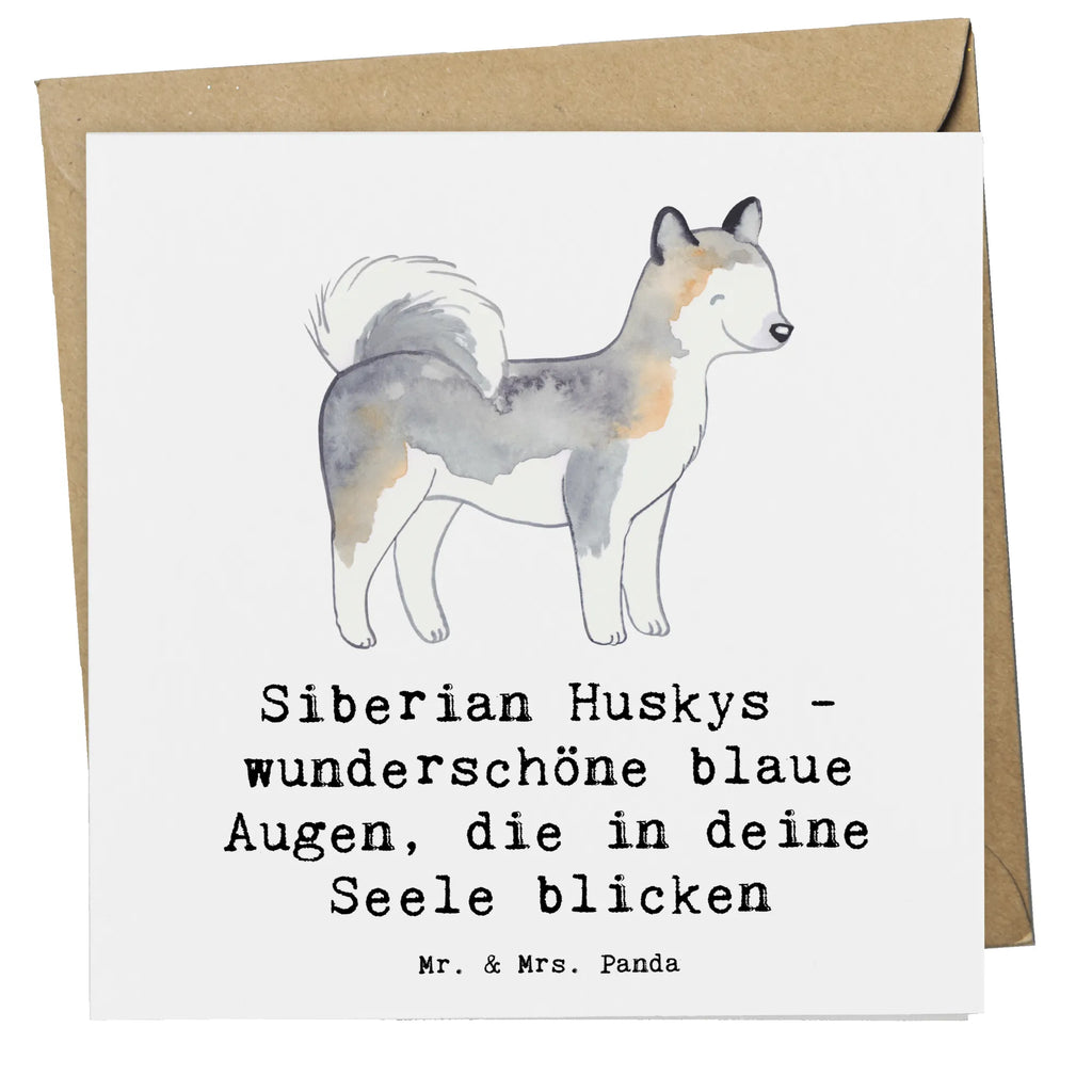 Deluxe Karte Siberian Husky Augenzauber Karte, Grußkarte, Klappkarte, Einladungskarte, Glückwunschkarte, Hochzeitskarte, Geburtstagskarte, Hochwertige Grußkarte, Hochwertige Klappkarte, Hund, Hunderasse, Rassehund, Hundebesitzer, Geschenk, Tierfreund, Schenken, Welpe