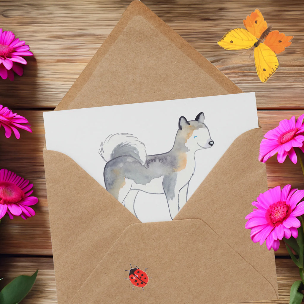 Deluxe Karte Siberian Husky Augenzauber Karte, Grußkarte, Klappkarte, Einladungskarte, Glückwunschkarte, Hochzeitskarte, Geburtstagskarte, Hochwertige Grußkarte, Hochwertige Klappkarte, Hund, Hunderasse, Rassehund, Hundebesitzer, Geschenk, Tierfreund, Schenken, Welpe