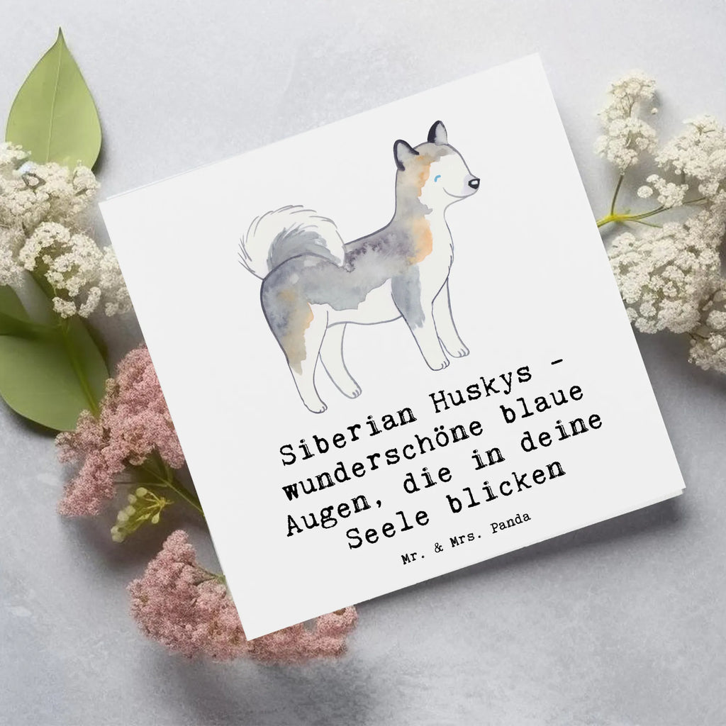 Deluxe Karte Siberian Husky Augenzauber Karte, Grußkarte, Klappkarte, Einladungskarte, Glückwunschkarte, Hochzeitskarte, Geburtstagskarte, Hochwertige Grußkarte, Hochwertige Klappkarte, Hund, Hunderasse, Rassehund, Hundebesitzer, Geschenk, Tierfreund, Schenken, Welpe