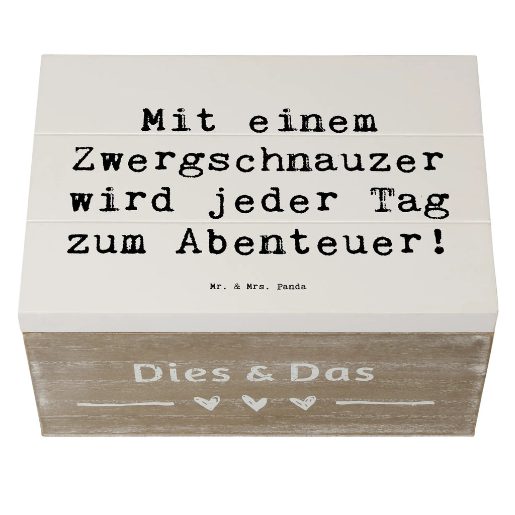 Holzkiste Spruch Zwergschnauzer Abenteuer Holzkiste, Kiste, Schatzkiste, Truhe, Schatulle, XXL, Erinnerungsbox, Erinnerungskiste, Dekokiste, Aufbewahrungsbox, Geschenkbox, Geschenkdose, Hund, Hunderasse, Rassehund, Hundebesitzer, Geschenk, Tierfreund, Schenken, Welpe