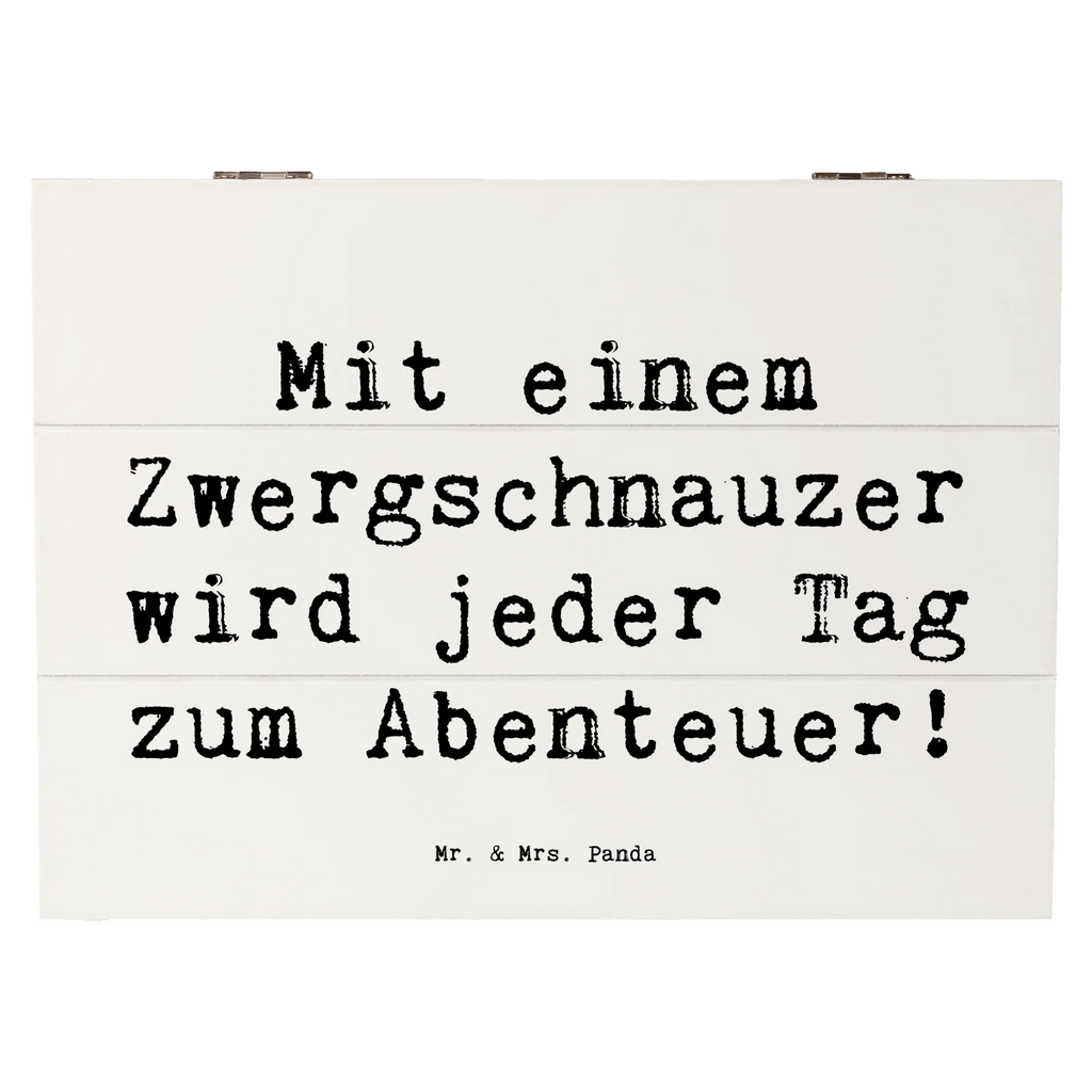 Holzkiste Spruch Zwergschnauzer Abenteuer Holzkiste, Kiste, Schatzkiste, Truhe, Schatulle, XXL, Erinnerungsbox, Erinnerungskiste, Dekokiste, Aufbewahrungsbox, Geschenkbox, Geschenkdose, Hund, Hunderasse, Rassehund, Hundebesitzer, Geschenk, Tierfreund, Schenken, Welpe