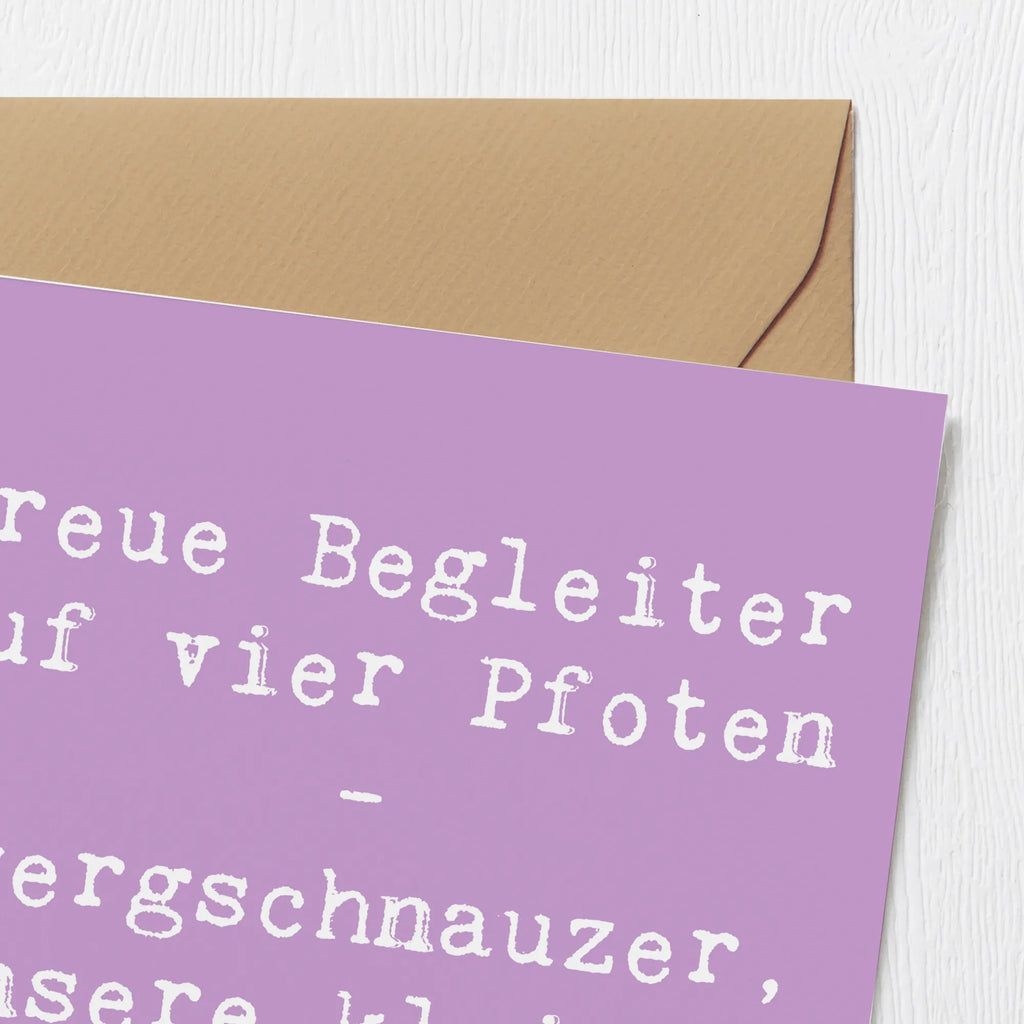 Deluxe Karte Spruch Zwergschnauzer Helden Karte, Grußkarte, Klappkarte, Einladungskarte, Glückwunschkarte, Hochzeitskarte, Geburtstagskarte, Hochwertige Grußkarte, Hochwertige Klappkarte, Hund, Hunderasse, Rassehund, Hundebesitzer, Geschenk, Tierfreund, Schenken, Welpe