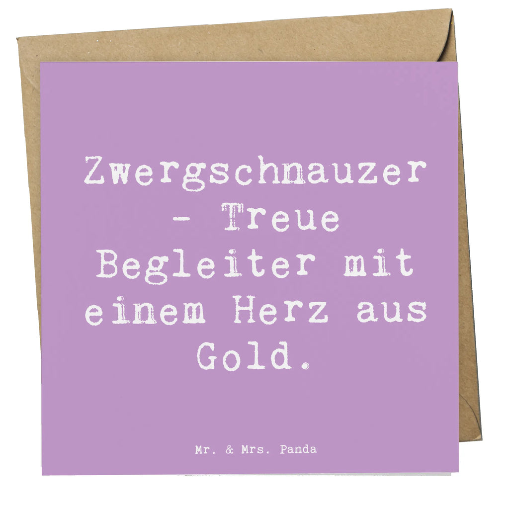 Deluxe Karte Spruch Zwergschnauzer Herz Karte, Grußkarte, Klappkarte, Einladungskarte, Glückwunschkarte, Hochzeitskarte, Geburtstagskarte, Hochwertige Grußkarte, Hochwertige Klappkarte, Hund, Hunderasse, Rassehund, Hundebesitzer, Geschenk, Tierfreund, Schenken, Welpe