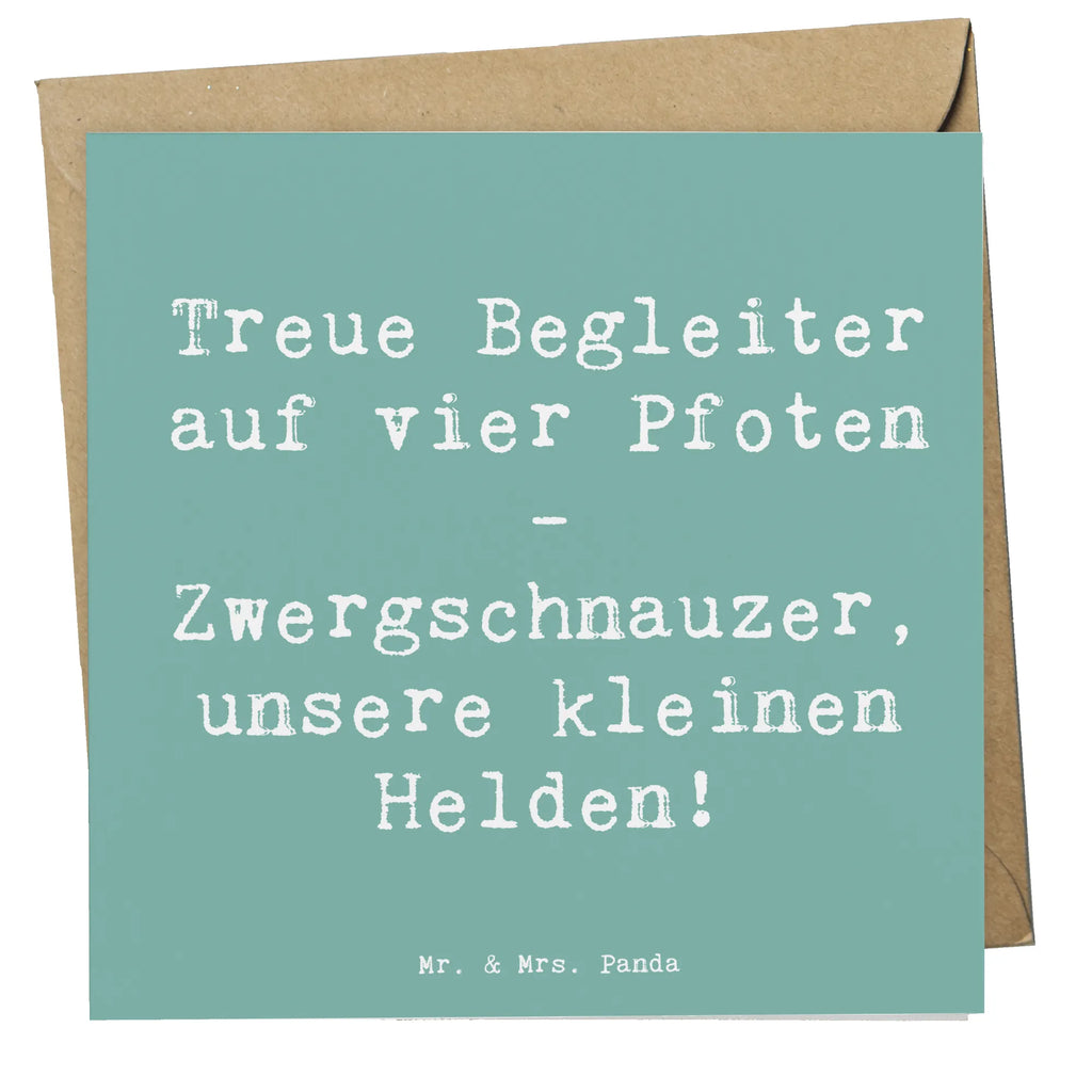 Deluxe Karte Spruch Zwergschnauzer Helden Karte, Grußkarte, Klappkarte, Einladungskarte, Glückwunschkarte, Hochzeitskarte, Geburtstagskarte, Hochwertige Grußkarte, Hochwertige Klappkarte, Hund, Hunderasse, Rassehund, Hundebesitzer, Geschenk, Tierfreund, Schenken, Welpe