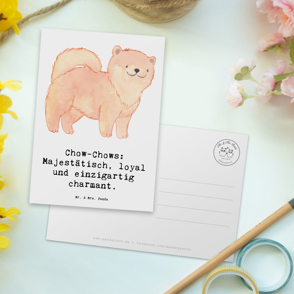 Postkarte Chow-Chow Charme Postkarte, Karte, Geschenkkarte, Grußkarte, Einladung, Ansichtskarte, Geburtstagskarte, Einladungskarte, Dankeskarte, Ansichtskarten, Einladung Geburtstag, Einladungskarten Geburtstag, Hund, Hunderasse, Rassehund, Hundebesitzer, Geschenk, Tierfreund, Schenken, Welpe