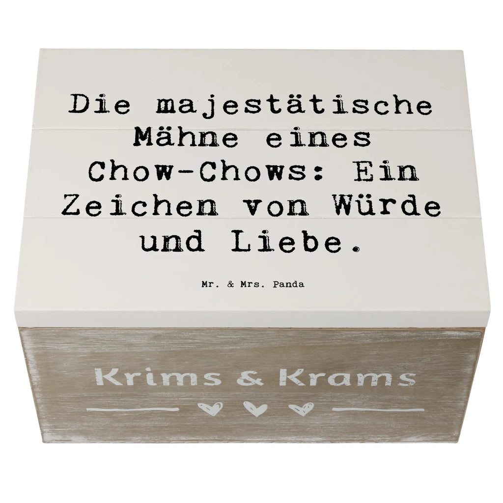 Holzkiste Spruch Chow-Chow Mähne Holzkiste, Kiste, Schatzkiste, Truhe, Schatulle, XXL, Erinnerungsbox, Erinnerungskiste, Dekokiste, Aufbewahrungsbox, Geschenkbox, Geschenkdose, Hund, Hunderasse, Rassehund, Hundebesitzer, Geschenk, Tierfreund, Schenken, Welpe