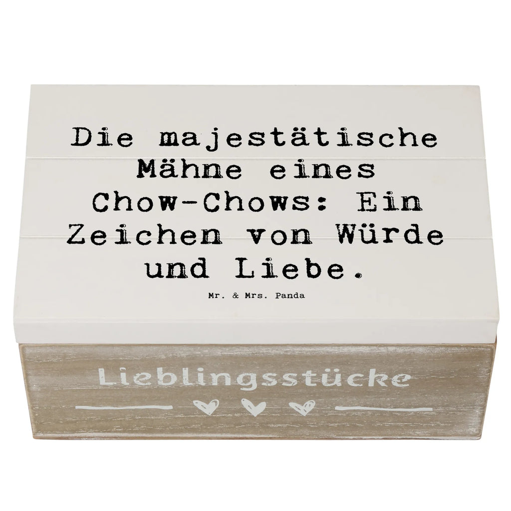 Holzkiste Spruch Chow-Chow Mähne Holzkiste, Kiste, Schatzkiste, Truhe, Schatulle, XXL, Erinnerungsbox, Erinnerungskiste, Dekokiste, Aufbewahrungsbox, Geschenkbox, Geschenkdose, Hund, Hunderasse, Rassehund, Hundebesitzer, Geschenk, Tierfreund, Schenken, Welpe