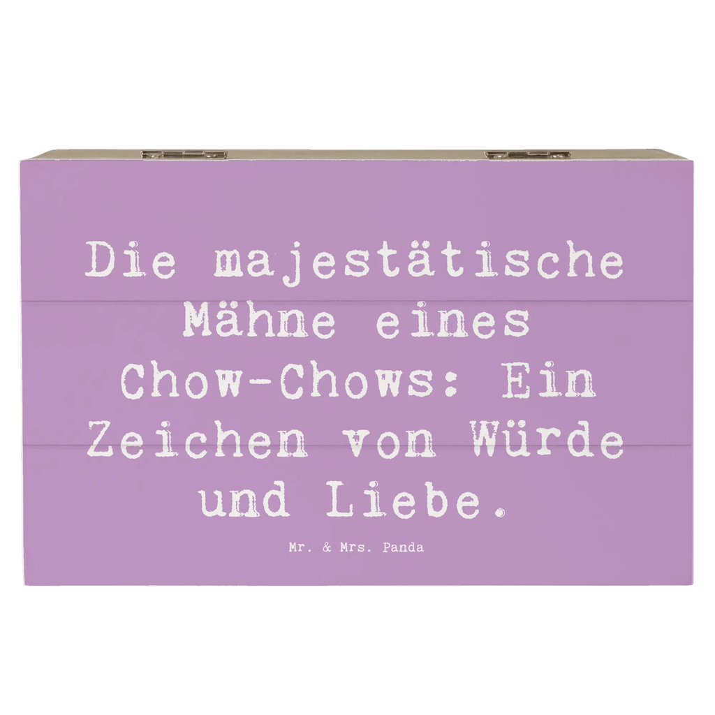 Holzkiste Spruch Chow-Chow Mähne Holzkiste, Kiste, Schatzkiste, Truhe, Schatulle, XXL, Erinnerungsbox, Erinnerungskiste, Dekokiste, Aufbewahrungsbox, Geschenkbox, Geschenkdose, Hund, Hunderasse, Rassehund, Hundebesitzer, Geschenk, Tierfreund, Schenken, Welpe