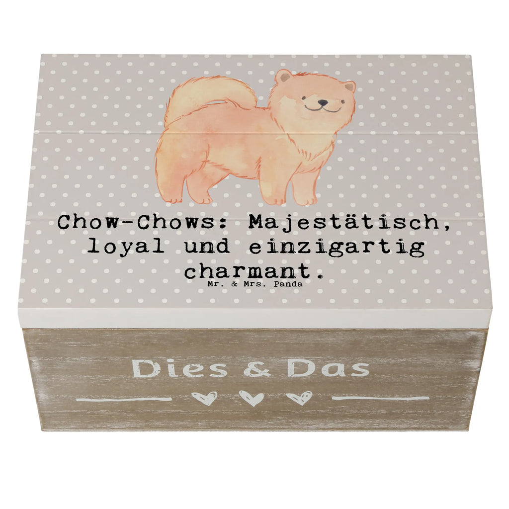 Holzkiste Chow-Chow Charme Holzkiste, Kiste, Schatzkiste, Truhe, Schatulle, XXL, Erinnerungsbox, Erinnerungskiste, Dekokiste, Aufbewahrungsbox, Geschenkbox, Geschenkdose, Hund, Hunderasse, Rassehund, Hundebesitzer, Geschenk, Tierfreund, Schenken, Welpe