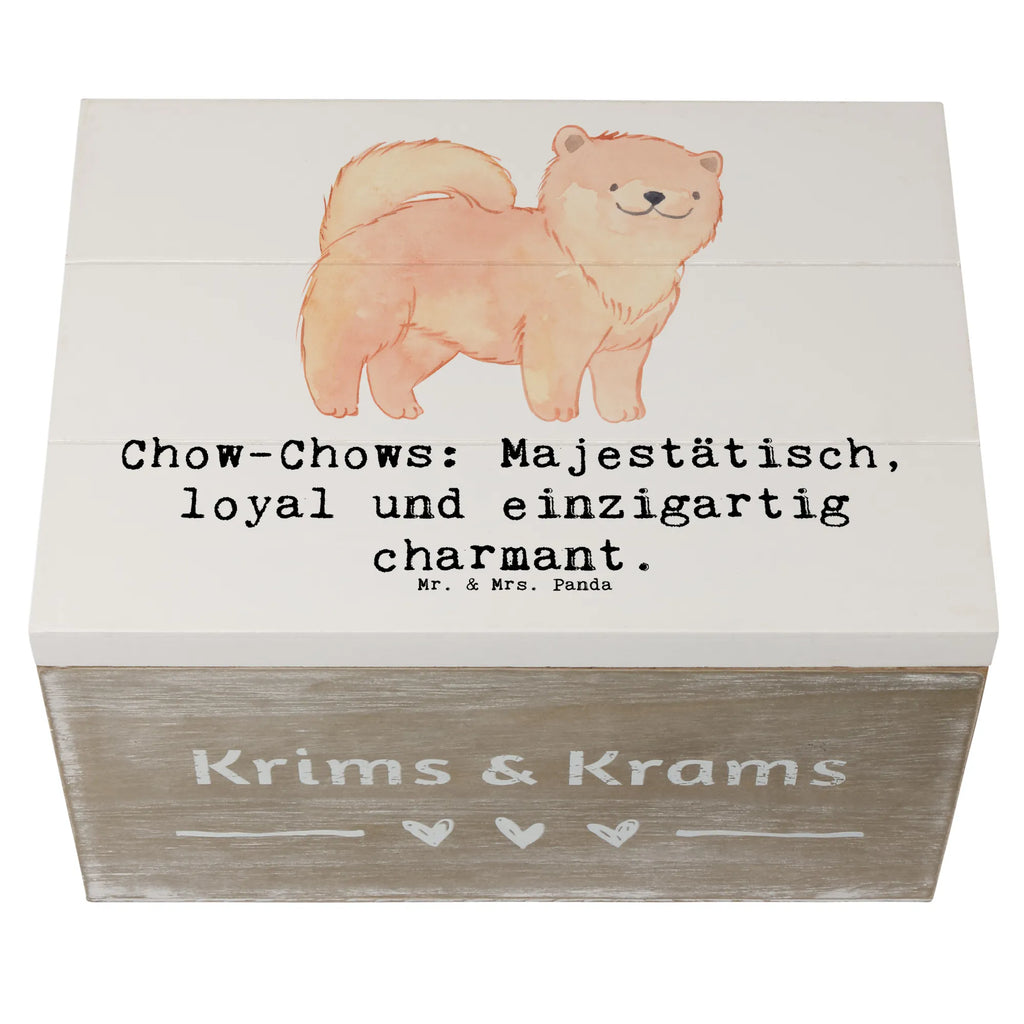 Holzkiste Chow-Chow Charme Holzkiste, Kiste, Schatzkiste, Truhe, Schatulle, XXL, Erinnerungsbox, Erinnerungskiste, Dekokiste, Aufbewahrungsbox, Geschenkbox, Geschenkdose, Hund, Hunderasse, Rassehund, Hundebesitzer, Geschenk, Tierfreund, Schenken, Welpe