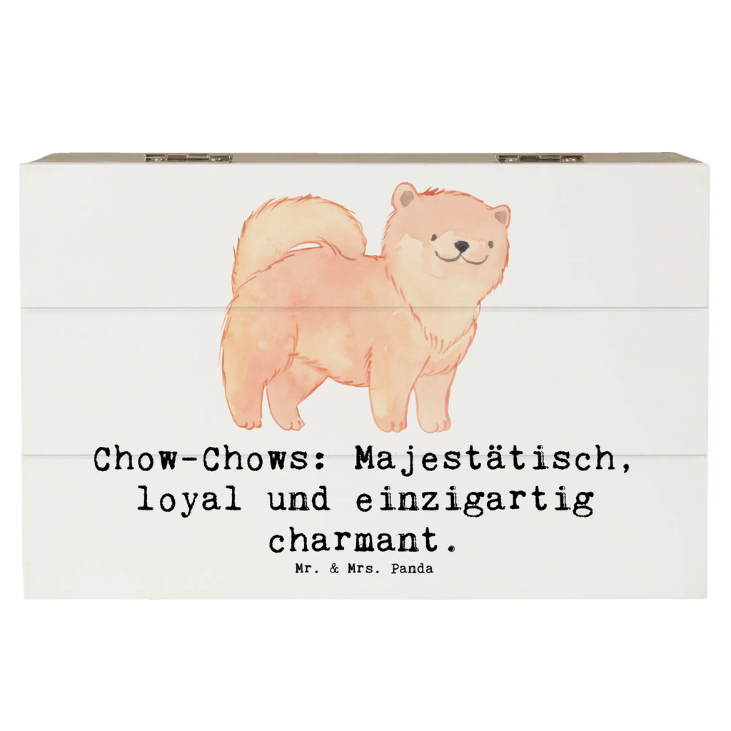 Holzkiste Chow-Chow Charme Holzkiste, Kiste, Schatzkiste, Truhe, Schatulle, XXL, Erinnerungsbox, Erinnerungskiste, Dekokiste, Aufbewahrungsbox, Geschenkbox, Geschenkdose, Hund, Hunderasse, Rassehund, Hundebesitzer, Geschenk, Tierfreund, Schenken, Welpe