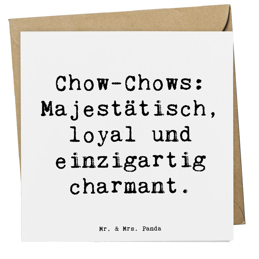 Deluxe Karte Spruch Chow-Chow Charme Karte, Grußkarte, Klappkarte, Einladungskarte, Glückwunschkarte, Hochzeitskarte, Geburtstagskarte, Hochwertige Grußkarte, Hochwertige Klappkarte, Hund, Hunderasse, Rassehund, Hundebesitzer, Geschenk, Tierfreund, Schenken, Welpe