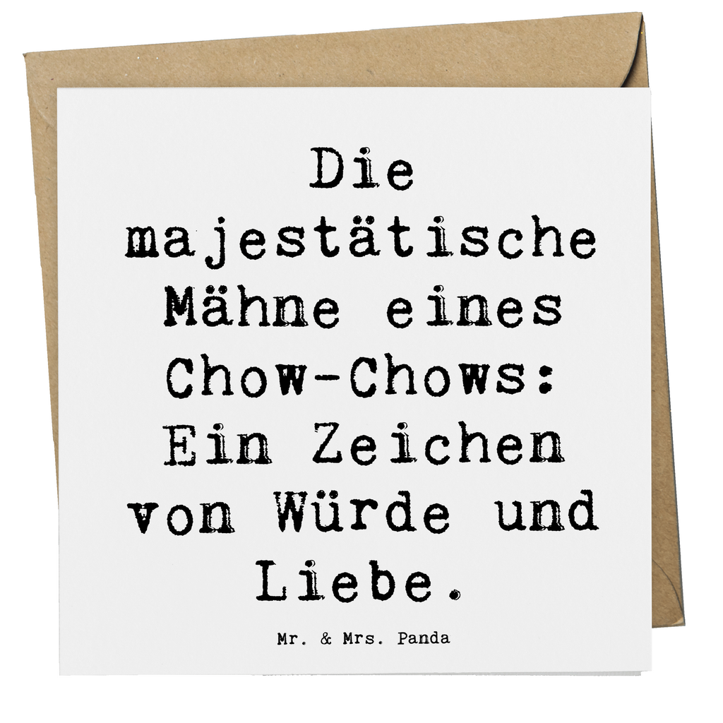 Deluxe Karte Spruch Chow-Chow Mähne Karte, Grußkarte, Klappkarte, Einladungskarte, Glückwunschkarte, Hochzeitskarte, Geburtstagskarte, Hochwertige Grußkarte, Hochwertige Klappkarte, Hund, Hunderasse, Rassehund, Hundebesitzer, Geschenk, Tierfreund, Schenken, Welpe