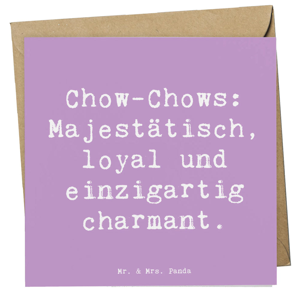 Deluxe Karte Spruch Chow-Chow Charme Karte, Grußkarte, Klappkarte, Einladungskarte, Glückwunschkarte, Hochzeitskarte, Geburtstagskarte, Hochwertige Grußkarte, Hochwertige Klappkarte, Hund, Hunderasse, Rassehund, Hundebesitzer, Geschenk, Tierfreund, Schenken, Welpe