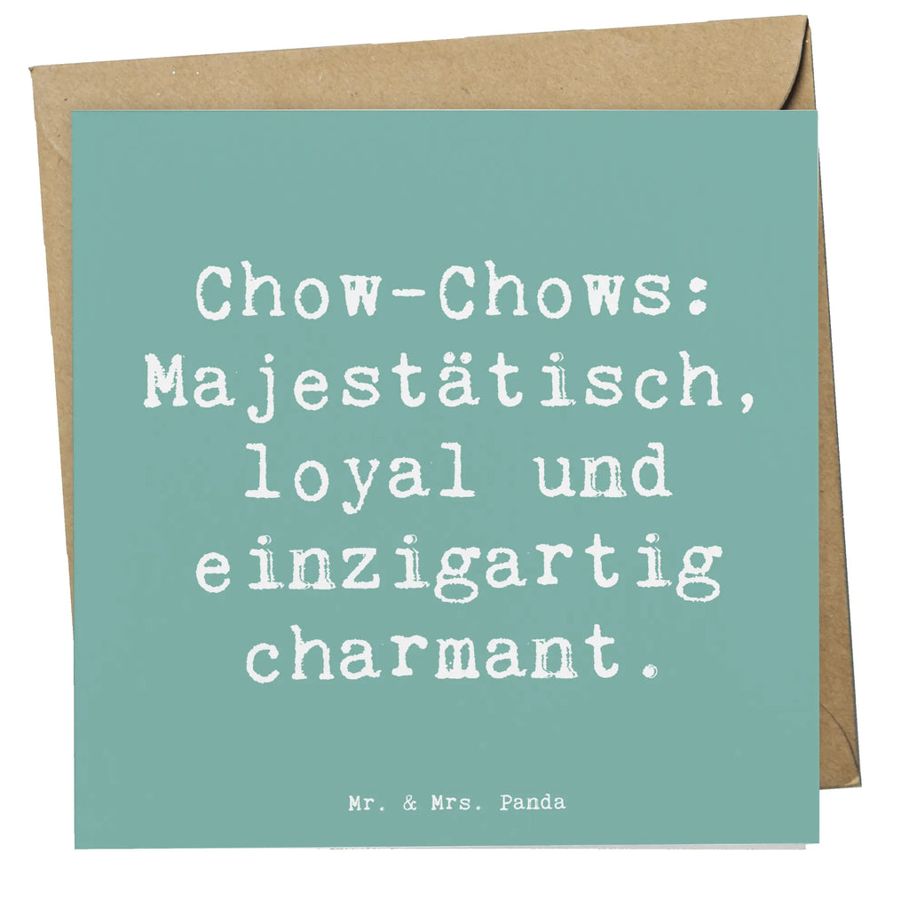 Deluxe Karte Spruch Chow-Chow Charme Karte, Grußkarte, Klappkarte, Einladungskarte, Glückwunschkarte, Hochzeitskarte, Geburtstagskarte, Hochwertige Grußkarte, Hochwertige Klappkarte, Hund, Hunderasse, Rassehund, Hundebesitzer, Geschenk, Tierfreund, Schenken, Welpe