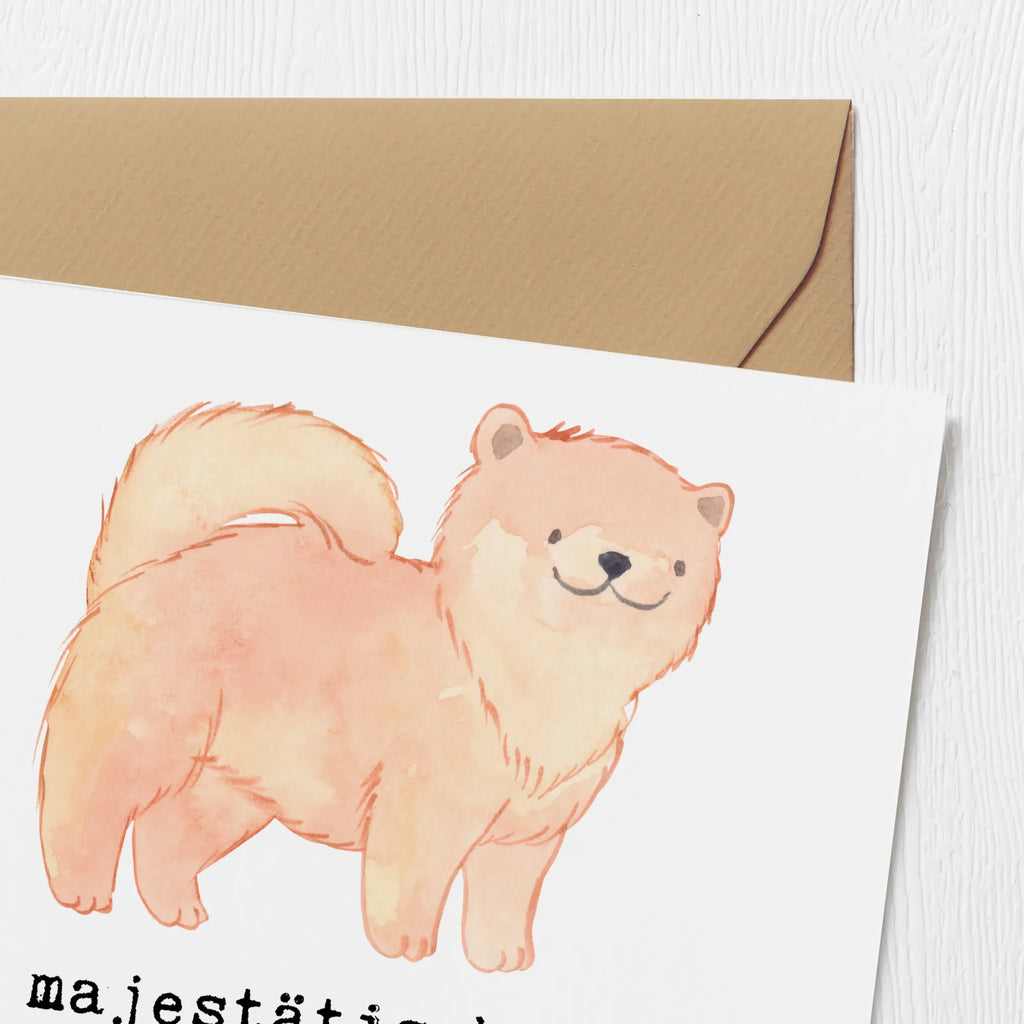 Deluxe Karte Chow-Chow Mähne Karte, Grußkarte, Klappkarte, Einladungskarte, Glückwunschkarte, Hochzeitskarte, Geburtstagskarte, Hochwertige Grußkarte, Hochwertige Klappkarte, Hund, Hunderasse, Rassehund, Hundebesitzer, Geschenk, Tierfreund, Schenken, Welpe