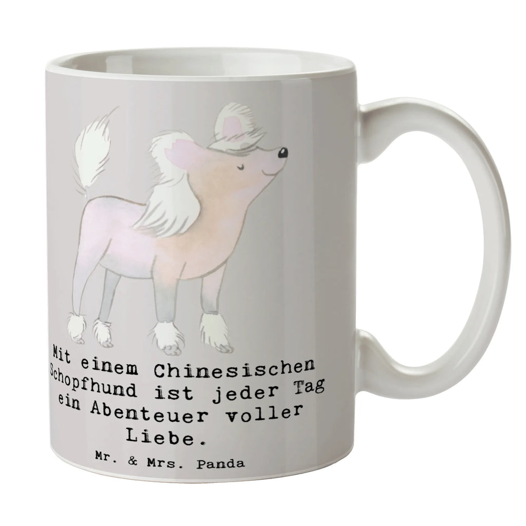 Tasse Chinesischer Schopfhund Abenteuer Tasse, Kaffeetasse, Teetasse, Becher, Kaffeebecher, Teebecher, Keramiktasse, Porzellantasse, Büro Tasse, Geschenk Tasse, Tasse Sprüche, Tasse Motive, Kaffeetassen, Tasse bedrucken, Designer Tasse, Cappuccino Tassen, Schöne Teetassen, Hund, Hunderasse, Rassehund, Hundebesitzer, Geschenk, Tierfreund, Schenken, Welpe