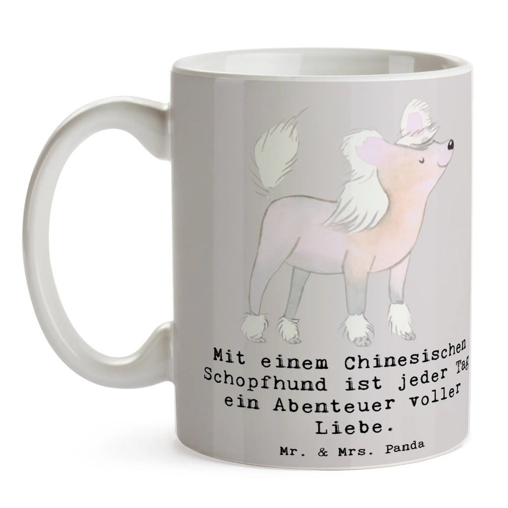 Tasse Chinesischer Schopfhund Abenteuer Tasse, Kaffeetasse, Teetasse, Becher, Kaffeebecher, Teebecher, Keramiktasse, Porzellantasse, Büro Tasse, Geschenk Tasse, Tasse Sprüche, Tasse Motive, Kaffeetassen, Tasse bedrucken, Designer Tasse, Cappuccino Tassen, Schöne Teetassen, Hund, Hunderasse, Rassehund, Hundebesitzer, Geschenk, Tierfreund, Schenken, Welpe