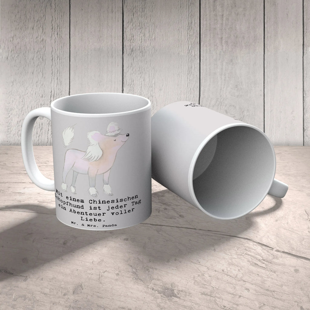 Tasse Chinesischer Schopfhund Abenteuer Tasse, Kaffeetasse, Teetasse, Becher, Kaffeebecher, Teebecher, Keramiktasse, Porzellantasse, Büro Tasse, Geschenk Tasse, Tasse Sprüche, Tasse Motive, Kaffeetassen, Tasse bedrucken, Designer Tasse, Cappuccino Tassen, Schöne Teetassen, Hund, Hunderasse, Rassehund, Hundebesitzer, Geschenk, Tierfreund, Schenken, Welpe