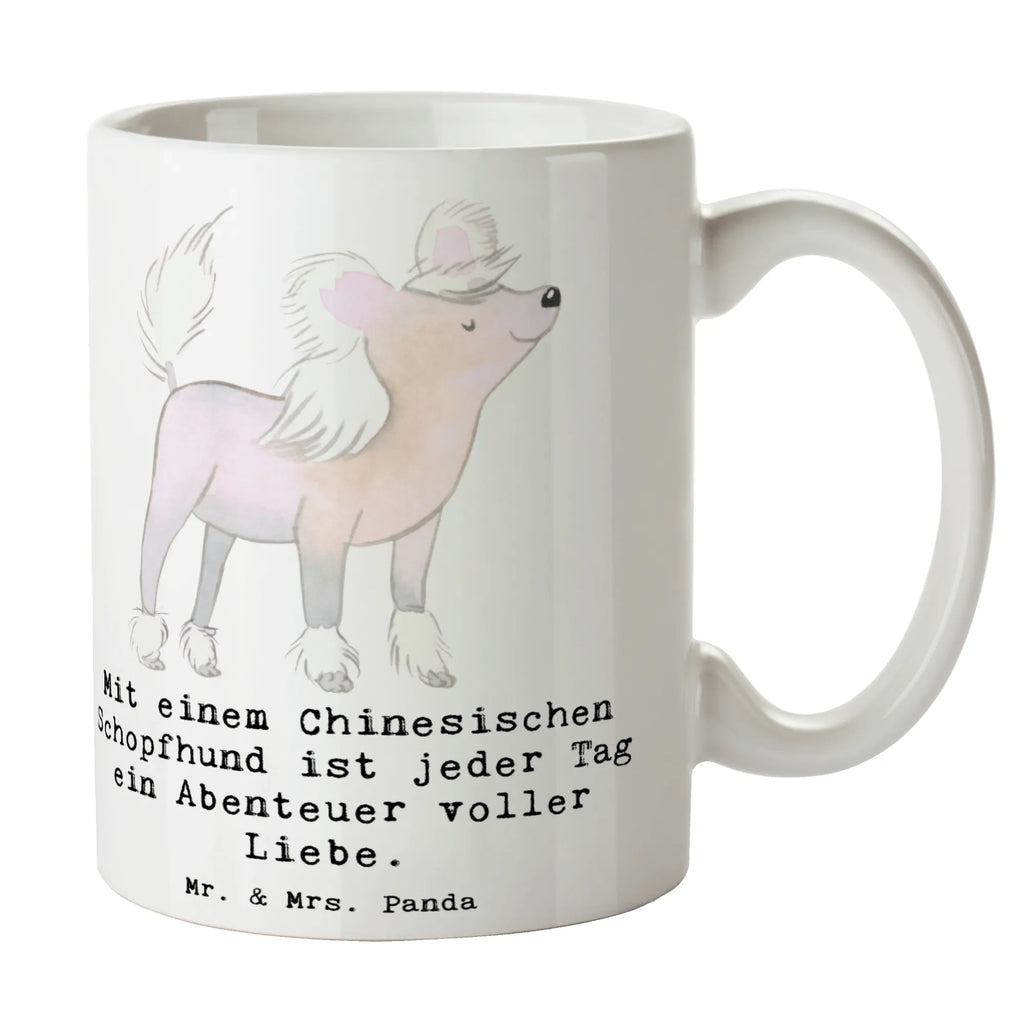 Tasse Chinesischer Schopfhund Abenteuer Tasse, Kaffeetasse, Teetasse, Becher, Kaffeebecher, Teebecher, Keramiktasse, Porzellantasse, Büro Tasse, Geschenk Tasse, Tasse Sprüche, Tasse Motive, Kaffeetassen, Tasse bedrucken, Designer Tasse, Cappuccino Tassen, Schöne Teetassen, Hund, Hunderasse, Rassehund, Hundebesitzer, Geschenk, Tierfreund, Schenken, Welpe