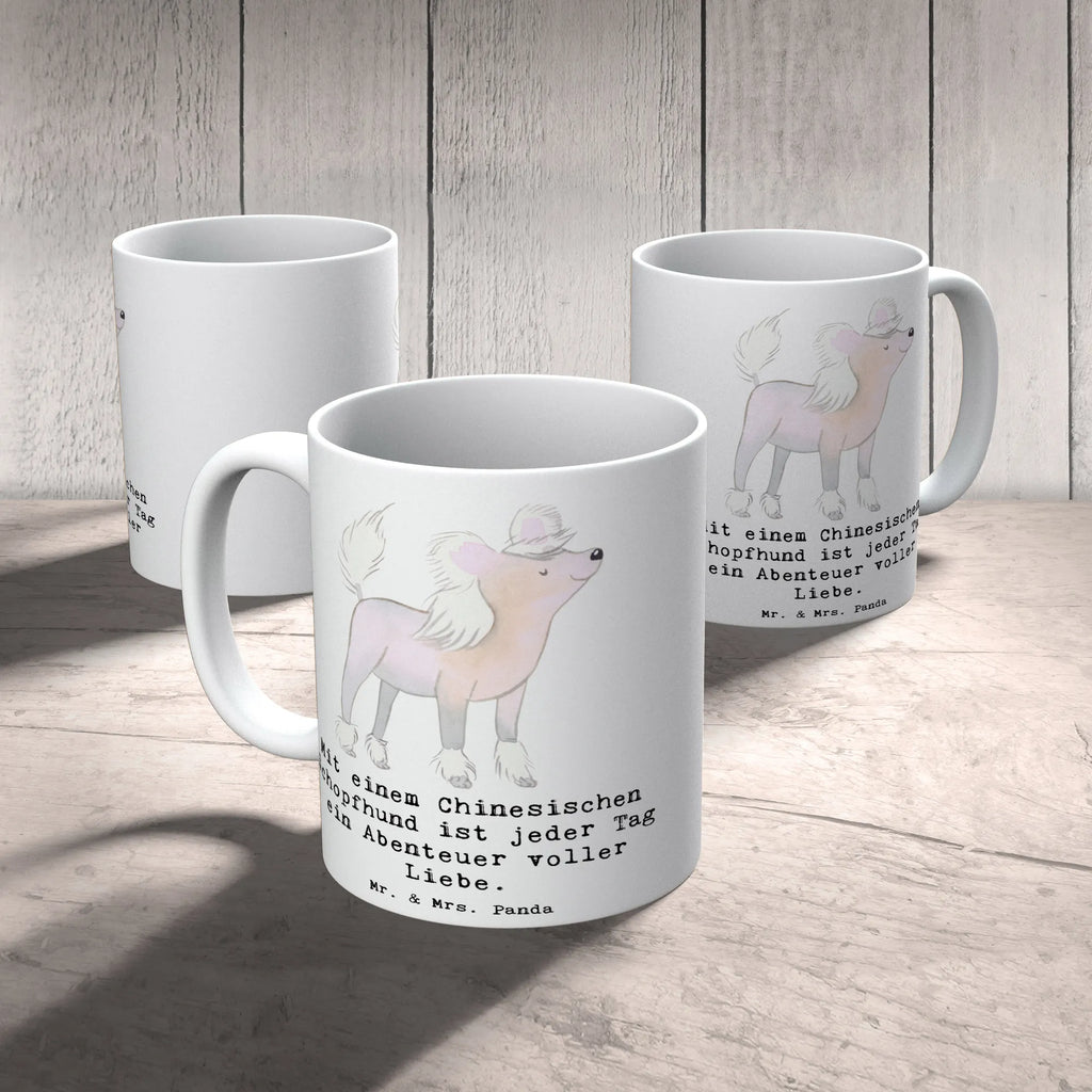 Tasse Chinesischer Schopfhund Abenteuer Tasse, Kaffeetasse, Teetasse, Becher, Kaffeebecher, Teebecher, Keramiktasse, Porzellantasse, Büro Tasse, Geschenk Tasse, Tasse Sprüche, Tasse Motive, Kaffeetassen, Tasse bedrucken, Designer Tasse, Cappuccino Tassen, Schöne Teetassen, Hund, Hunderasse, Rassehund, Hundebesitzer, Geschenk, Tierfreund, Schenken, Welpe