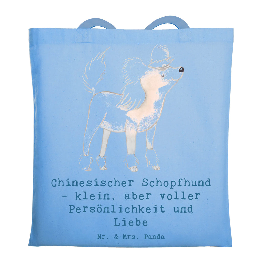 Tragetasche Chinesischer Schopfhund Liebe Beuteltasche, Beutel, Einkaufstasche, Jutebeutel, Stoffbeutel, Tasche, Shopper, Umhängetasche, Strandtasche, Schultertasche, Stofftasche, Tragetasche, Badetasche, Jutetasche, Einkaufstüte, Laptoptasche, Hund, Hunderasse, Rassehund, Hundebesitzer, Geschenk, Tierfreund, Schenken, Welpe