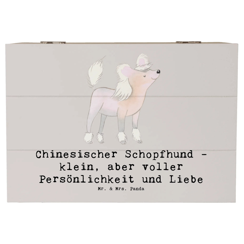 Holzkiste Chinesischer Schopfhund Liebe Holzkiste, Kiste, Schatzkiste, Truhe, Schatulle, XXL, Erinnerungsbox, Erinnerungskiste, Dekokiste, Aufbewahrungsbox, Geschenkbox, Geschenkdose, Hund, Hunderasse, Rassehund, Hundebesitzer, Geschenk, Tierfreund, Schenken, Welpe