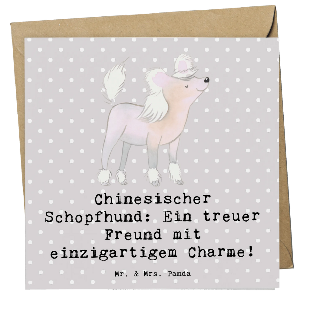 Deluxe Karte Chinesischer Schopfhund Charme Karte, Grußkarte, Klappkarte, Einladungskarte, Glückwunschkarte, Hochzeitskarte, Geburtstagskarte, Hochwertige Grußkarte, Hochwertige Klappkarte, Hund, Hunderasse, Rassehund, Hundebesitzer, Geschenk, Tierfreund, Schenken, Welpe