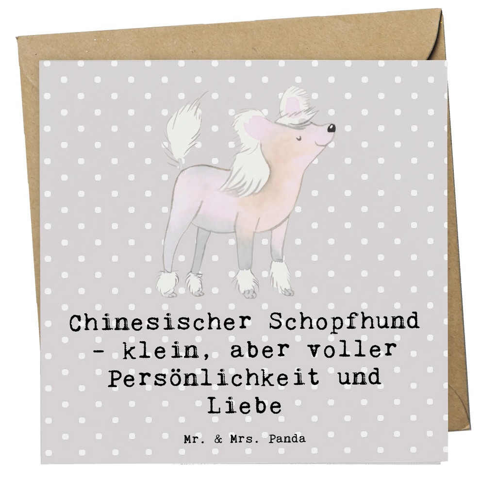 Deluxe Karte Chinesischer Schopfhund Liebe Karte, Grußkarte, Klappkarte, Einladungskarte, Glückwunschkarte, Hochzeitskarte, Geburtstagskarte, Hochwertige Grußkarte, Hochwertige Klappkarte, Hund, Hunderasse, Rassehund, Hundebesitzer, Geschenk, Tierfreund, Schenken, Welpe