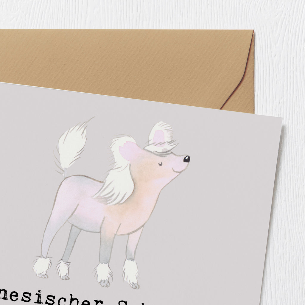 Deluxe Karte Chinesischer Schopfhund Liebe Karte, Grußkarte, Klappkarte, Einladungskarte, Glückwunschkarte, Hochzeitskarte, Geburtstagskarte, Hochwertige Grußkarte, Hochwertige Klappkarte, Hund, Hunderasse, Rassehund, Hundebesitzer, Geschenk, Tierfreund, Schenken, Welpe