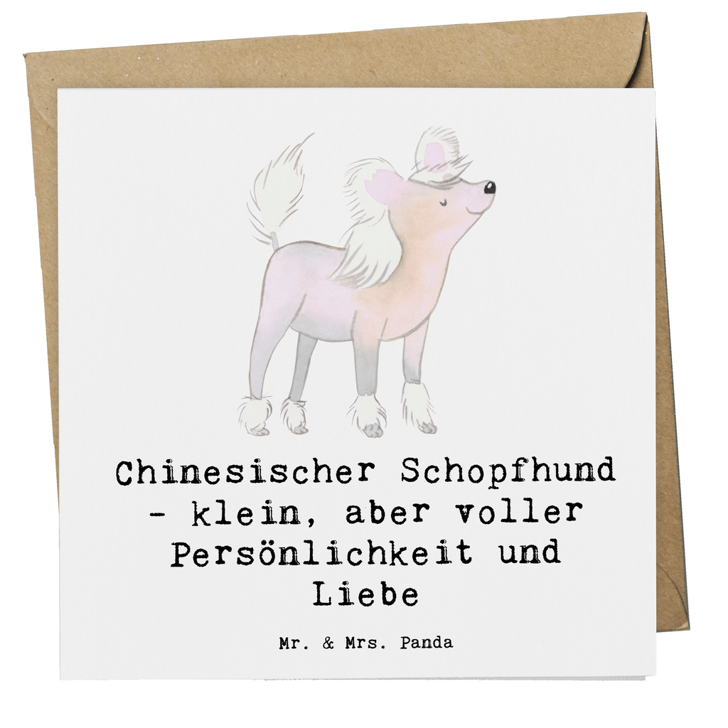 Deluxe Karte Chinesischer Schopfhund Liebe Karte, Grußkarte, Klappkarte, Einladungskarte, Glückwunschkarte, Hochzeitskarte, Geburtstagskarte, Hochwertige Grußkarte, Hochwertige Klappkarte, Hund, Hunderasse, Rassehund, Hundebesitzer, Geschenk, Tierfreund, Schenken, Welpe