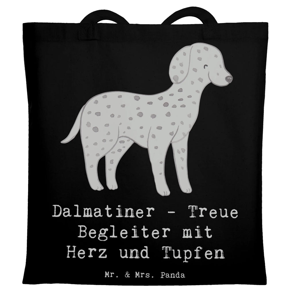 Tragetasche Dalmatiner Herz Beuteltasche, Beutel, Einkaufstasche, Jutebeutel, Stoffbeutel, Tasche, Shopper, Umhängetasche, Strandtasche, Schultertasche, Stofftasche, Tragetasche, Badetasche, Jutetasche, Einkaufstüte, Laptoptasche, Hund, Hunderasse, Rassehund, Hundebesitzer, Geschenk, Tierfreund, Schenken, Welpe