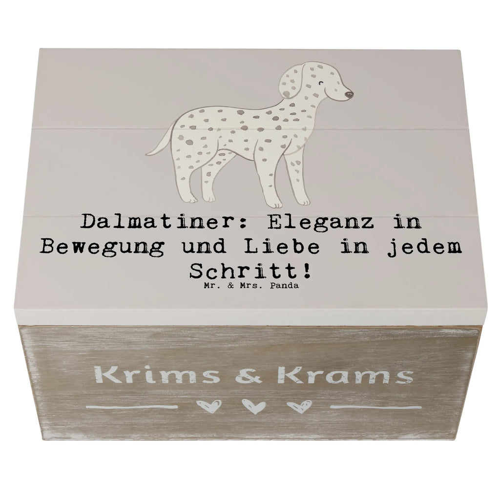 Holzkiste Dalmatiner Charme Holzkiste, Kiste, Schatzkiste, Truhe, Schatulle, XXL, Erinnerungsbox, Erinnerungskiste, Dekokiste, Aufbewahrungsbox, Geschenkbox, Geschenkdose, Hund, Hunderasse, Rassehund, Hundebesitzer, Geschenk, Tierfreund, Schenken, Welpe