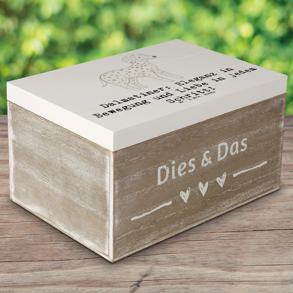 Holzkiste Dalmatiner Charme Holzkiste, Kiste, Schatzkiste, Truhe, Schatulle, XXL, Erinnerungsbox, Erinnerungskiste, Dekokiste, Aufbewahrungsbox, Geschenkbox, Geschenkdose, Hund, Hunderasse, Rassehund, Hundebesitzer, Geschenk, Tierfreund, Schenken, Welpe