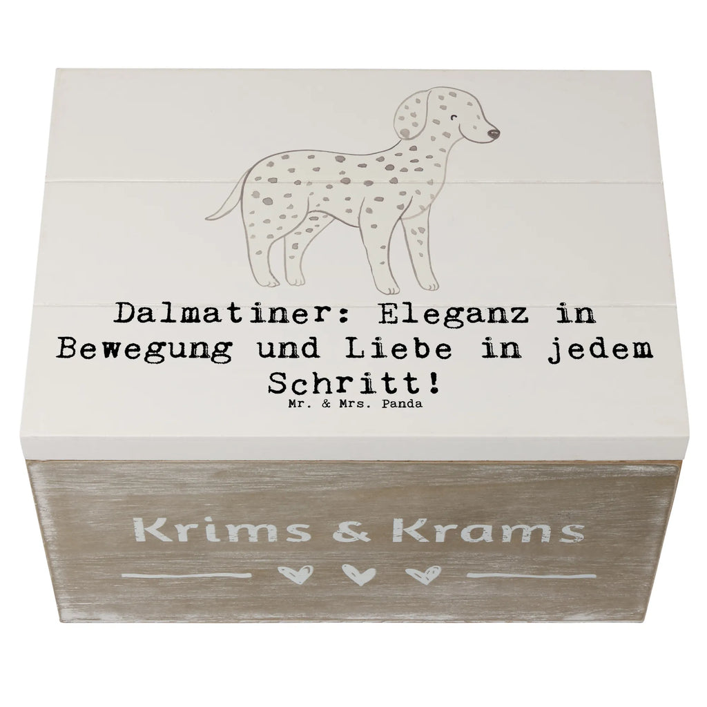 Holzkiste Dalmatiner Charme Holzkiste, Kiste, Schatzkiste, Truhe, Schatulle, XXL, Erinnerungsbox, Erinnerungskiste, Dekokiste, Aufbewahrungsbox, Geschenkbox, Geschenkdose, Hund, Hunderasse, Rassehund, Hundebesitzer, Geschenk, Tierfreund, Schenken, Welpe