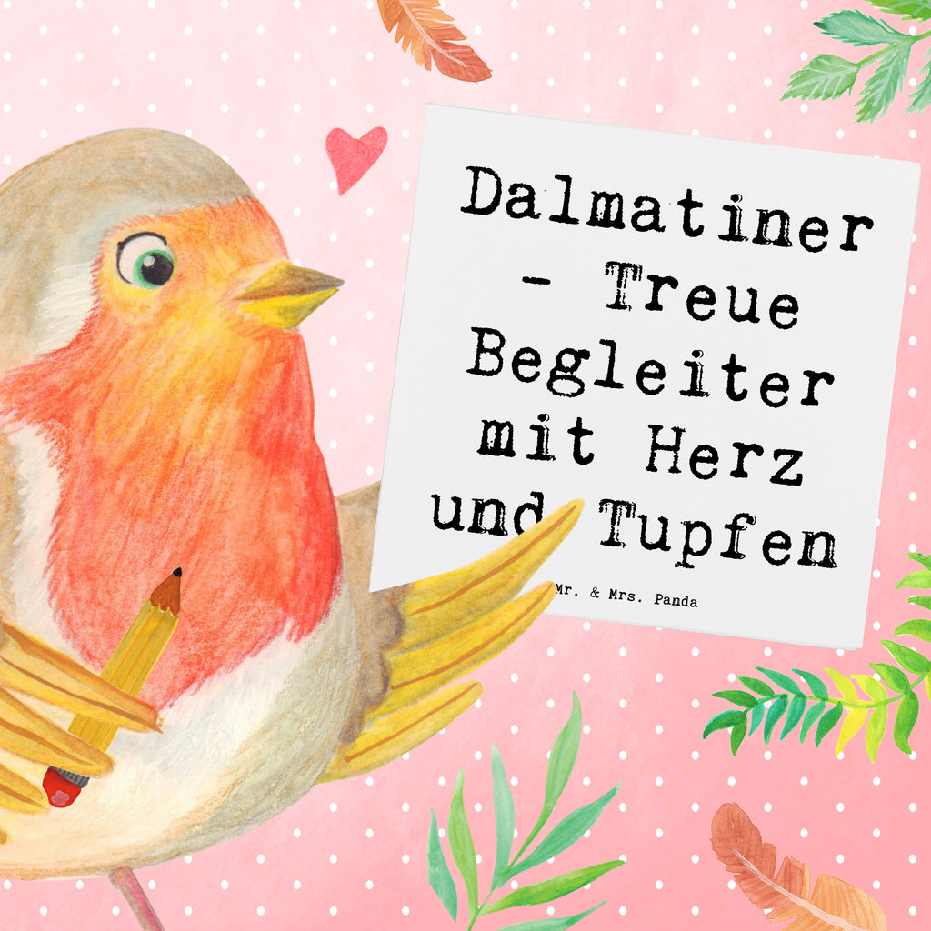 Deluxe Karte Spruch Dalmatiner Herz Karte, Grußkarte, Klappkarte, Einladungskarte, Glückwunschkarte, Hochzeitskarte, Geburtstagskarte, Hochwertige Grußkarte, Hochwertige Klappkarte, Hund, Hunderasse, Rassehund, Hundebesitzer, Geschenk, Tierfreund, Schenken, Welpe