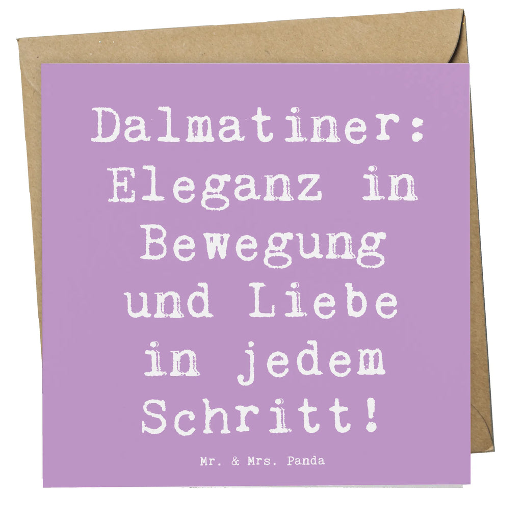 Deluxe Karte Spruch Dalmatiner Charme Karte, Grußkarte, Klappkarte, Einladungskarte, Glückwunschkarte, Hochzeitskarte, Geburtstagskarte, Hochwertige Grußkarte, Hochwertige Klappkarte, Hund, Hunderasse, Rassehund, Hundebesitzer, Geschenk, Tierfreund, Schenken, Welpe