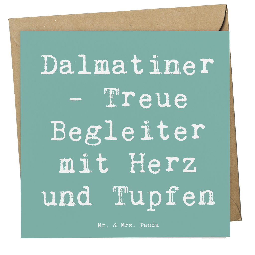 Deluxe Karte Spruch Dalmatiner Herz Karte, Grußkarte, Klappkarte, Einladungskarte, Glückwunschkarte, Hochzeitskarte, Geburtstagskarte, Hochwertige Grußkarte, Hochwertige Klappkarte, Hund, Hunderasse, Rassehund, Hundebesitzer, Geschenk, Tierfreund, Schenken, Welpe