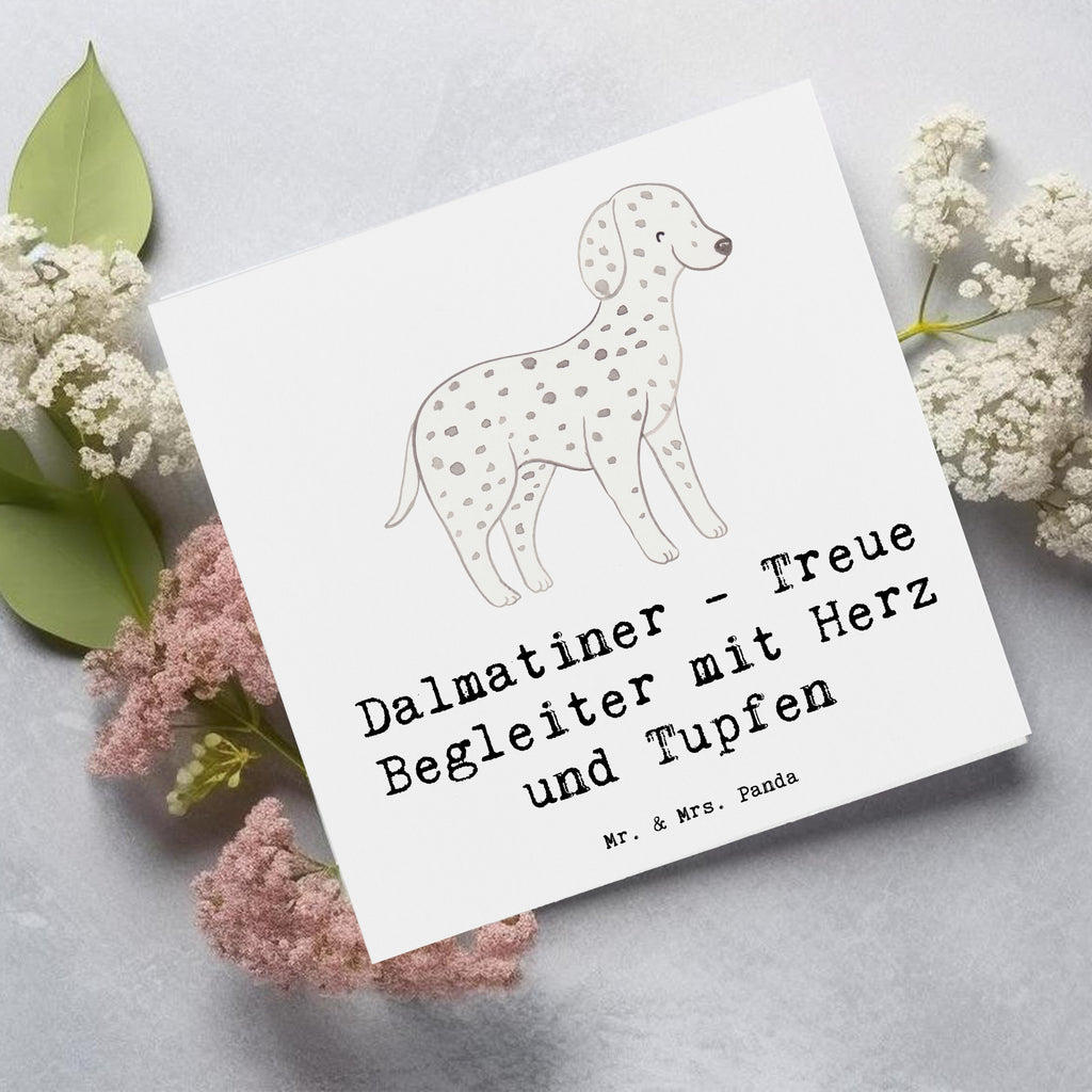 Deluxe Karte Dalmatiner Herz Karte, Grußkarte, Klappkarte, Einladungskarte, Glückwunschkarte, Hochzeitskarte, Geburtstagskarte, Hochwertige Grußkarte, Hochwertige Klappkarte, Hund, Hunderasse, Rassehund, Hundebesitzer, Geschenk, Tierfreund, Schenken, Welpe