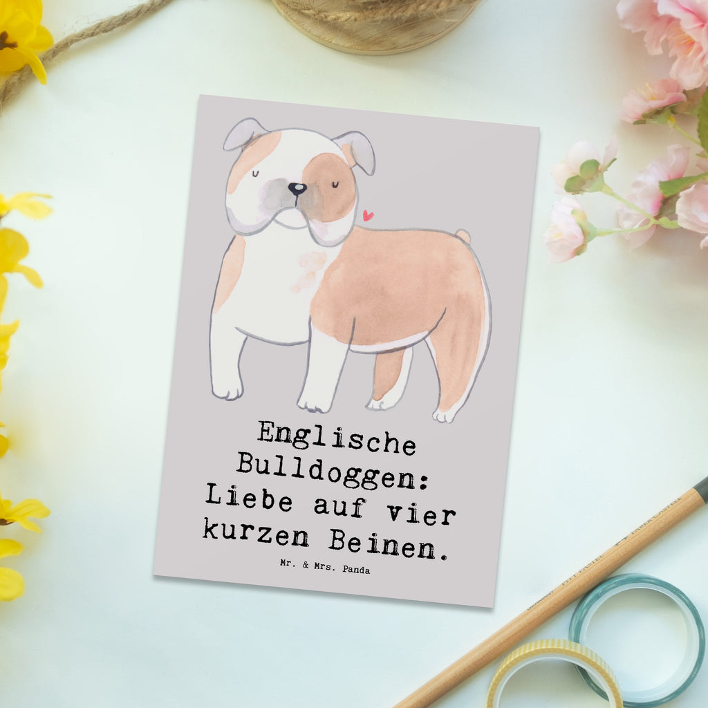 Postkarte Englische Bulldogge Liebe Postkarte, Karte, Geschenkkarte, Grußkarte, Einladung, Ansichtskarte, Geburtstagskarte, Einladungskarte, Dankeskarte, Ansichtskarten, Einladung Geburtstag, Einladungskarten Geburtstag, Hund, Hunderasse, Rassehund, Hundebesitzer, Geschenk, Tierfreund, Schenken, Welpe