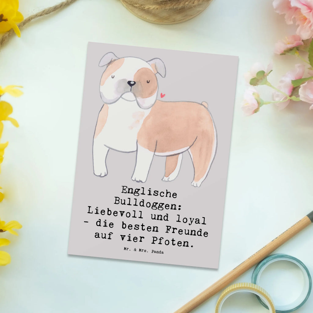 Postkarte Englische Bulldogge Freunde Postkarte, Karte, Geschenkkarte, Grußkarte, Einladung, Ansichtskarte, Geburtstagskarte, Einladungskarte, Dankeskarte, Ansichtskarten, Einladung Geburtstag, Einladungskarten Geburtstag, Hund, Hunderasse, Rassehund, Hundebesitzer, Geschenk, Tierfreund, Schenken, Welpe