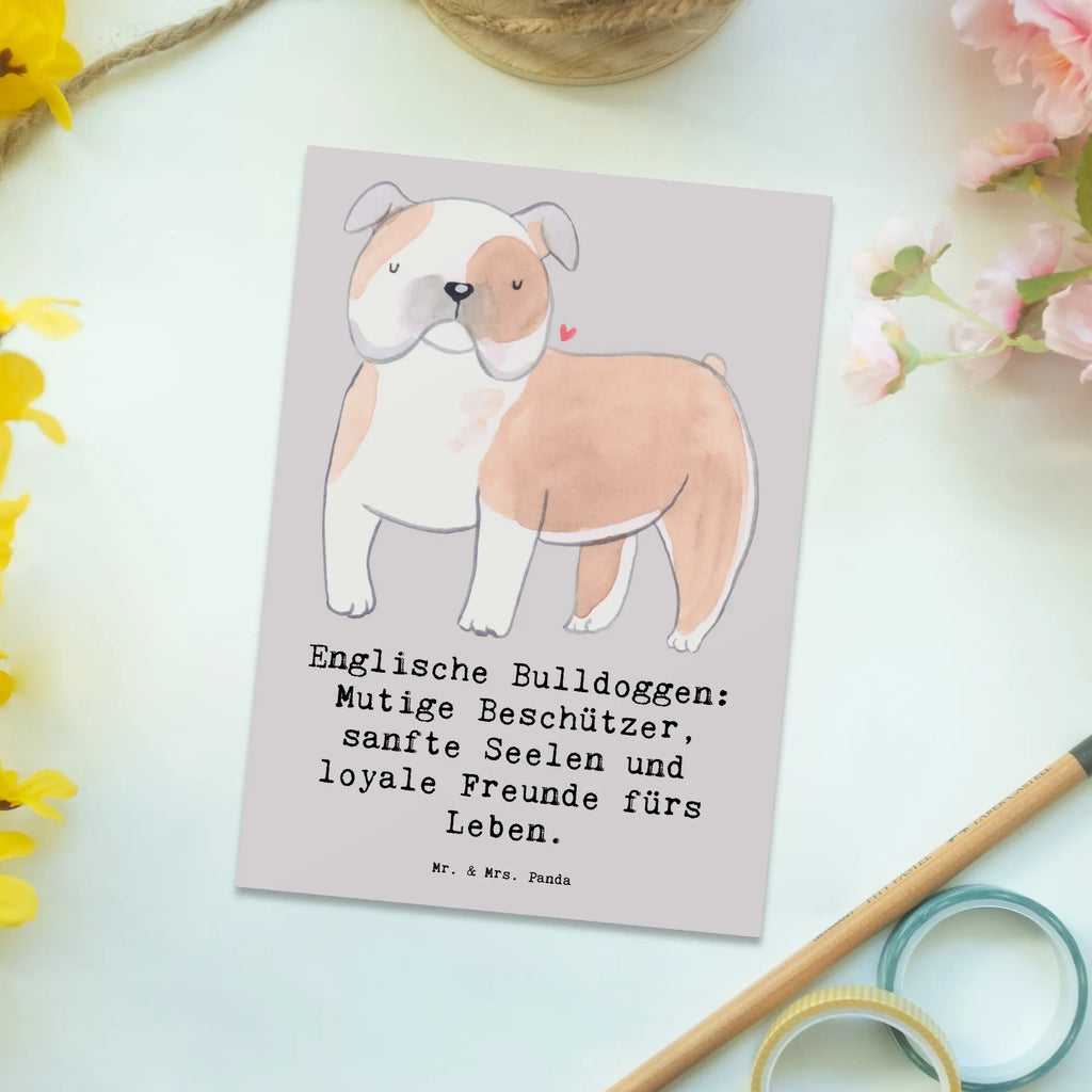 Postkarte Englische Bulldogge Postkarte, Karte, Geschenkkarte, Grußkarte, Einladung, Ansichtskarte, Geburtstagskarte, Einladungskarte, Dankeskarte, Ansichtskarten, Einladung Geburtstag, Einladungskarten Geburtstag, Hund, Hunderasse, Rassehund, Hundebesitzer, Geschenk, Tierfreund, Schenken, Welpe