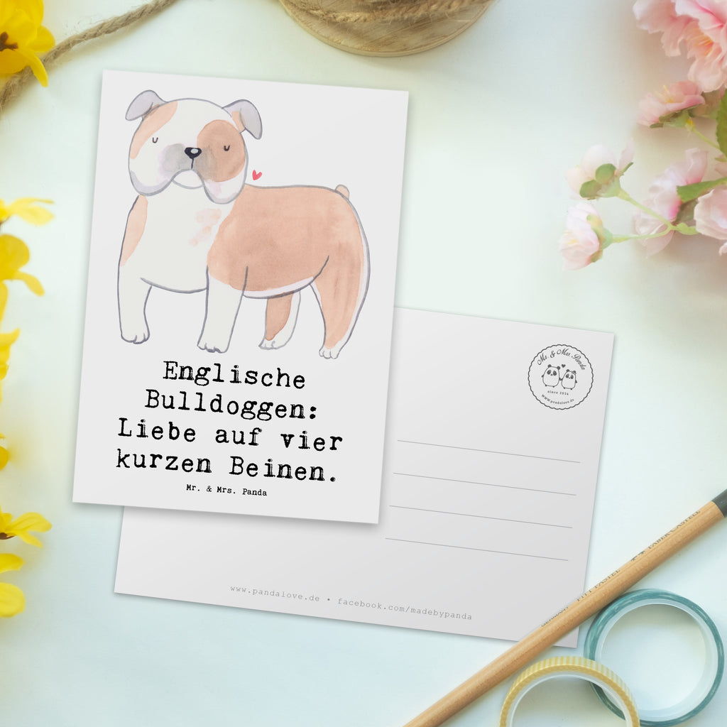 Postkarte Englische Bulldogge Liebe Postkarte, Karte, Geschenkkarte, Grußkarte, Einladung, Ansichtskarte, Geburtstagskarte, Einladungskarte, Dankeskarte, Ansichtskarten, Einladung Geburtstag, Einladungskarten Geburtstag, Hund, Hunderasse, Rassehund, Hundebesitzer, Geschenk, Tierfreund, Schenken, Welpe