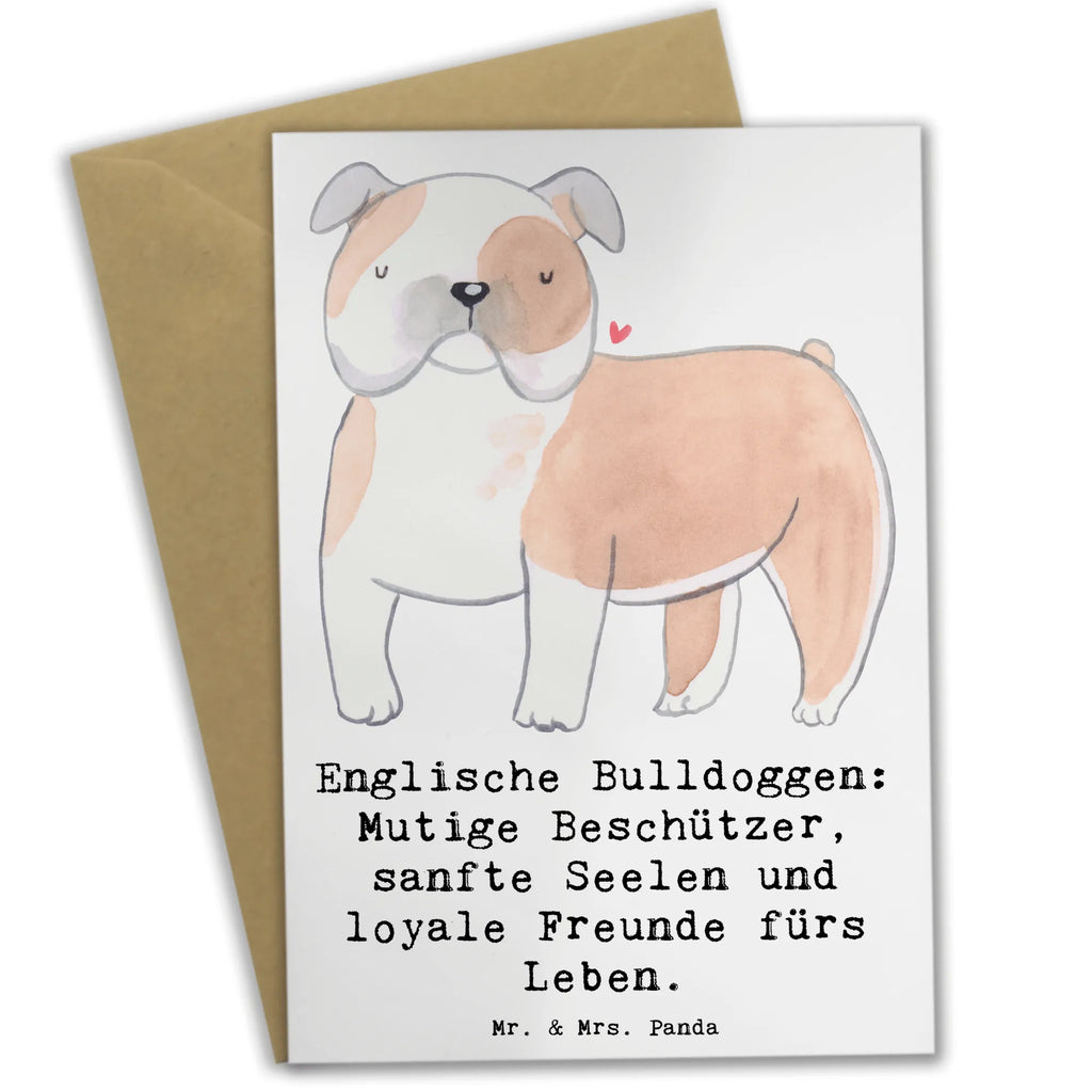 Grußkarte Englische Bulldogge Grußkarte, Klappkarte, Einladungskarte, Glückwunschkarte, Hochzeitskarte, Geburtstagskarte, Karte, Ansichtskarten, Hund, Hunderasse, Rassehund, Hundebesitzer, Geschenk, Tierfreund, Schenken, Welpe