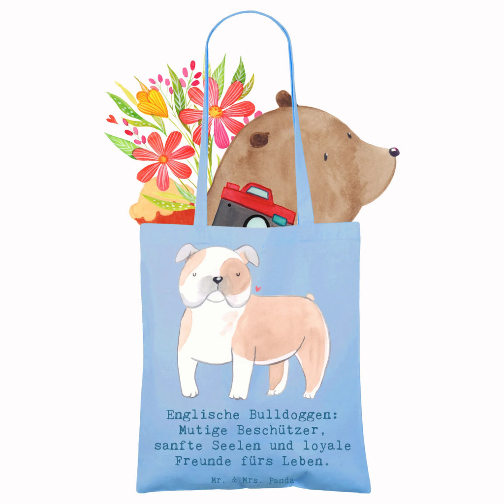 Tragetasche Englische Bulldogge Beuteltasche, Beutel, Einkaufstasche, Jutebeutel, Stoffbeutel, Tasche, Shopper, Umhängetasche, Strandtasche, Schultertasche, Stofftasche, Tragetasche, Badetasche, Jutetasche, Einkaufstüte, Laptoptasche, Hund, Hunderasse, Rassehund, Hundebesitzer, Geschenk, Tierfreund, Schenken, Welpe