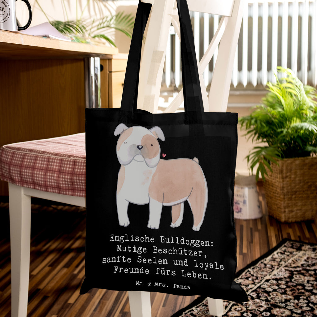 Tragetasche Englische Bulldogge Beuteltasche, Beutel, Einkaufstasche, Jutebeutel, Stoffbeutel, Tasche, Shopper, Umhängetasche, Strandtasche, Schultertasche, Stofftasche, Tragetasche, Badetasche, Jutetasche, Einkaufstüte, Laptoptasche, Hund, Hunderasse, Rassehund, Hundebesitzer, Geschenk, Tierfreund, Schenken, Welpe