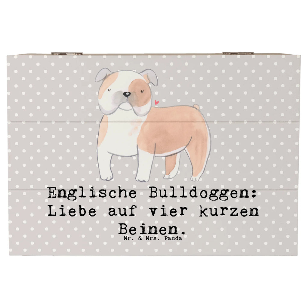 Holzkiste Englische Bulldogge Liebe Holzkiste, Kiste, Schatzkiste, Truhe, Schatulle, XXL, Erinnerungsbox, Erinnerungskiste, Dekokiste, Aufbewahrungsbox, Geschenkbox, Geschenkdose, Hund, Hunderasse, Rassehund, Hundebesitzer, Geschenk, Tierfreund, Schenken, Welpe