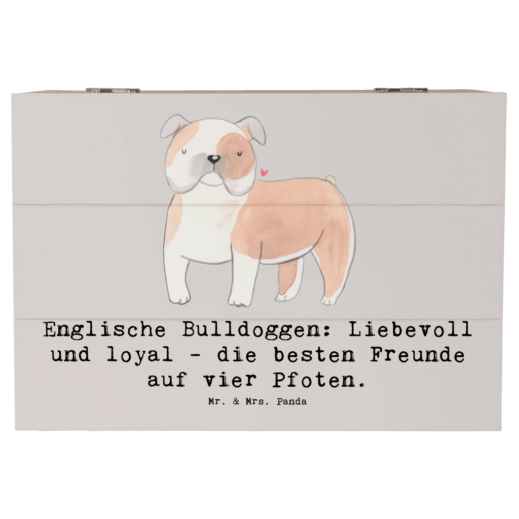 Holzkiste Englische Bulldogge Freunde Holzkiste, Kiste, Schatzkiste, Truhe, Schatulle, XXL, Erinnerungsbox, Erinnerungskiste, Dekokiste, Aufbewahrungsbox, Geschenkbox, Geschenkdose, Hund, Hunderasse, Rassehund, Hundebesitzer, Geschenk, Tierfreund, Schenken, Welpe